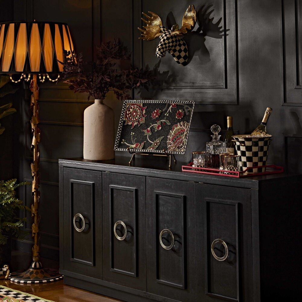 Courtly Check Design Enamel Wine Cooler