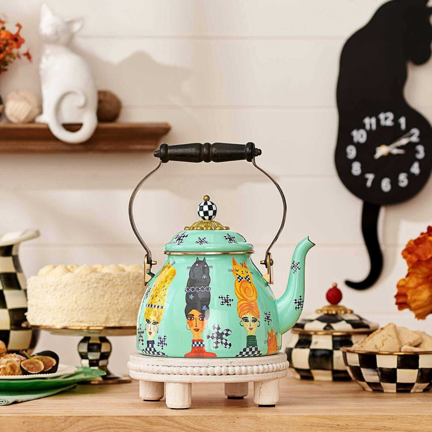 Cat Lady 2 Quart Tea Kettle - 2024 Limited Edition