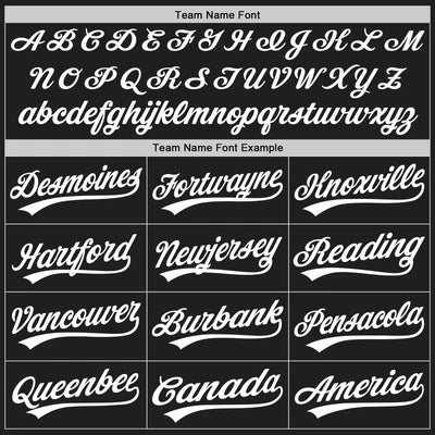 Vsdscscc | Custom Black & White Baseball Jersey – Personalized Team Jersey