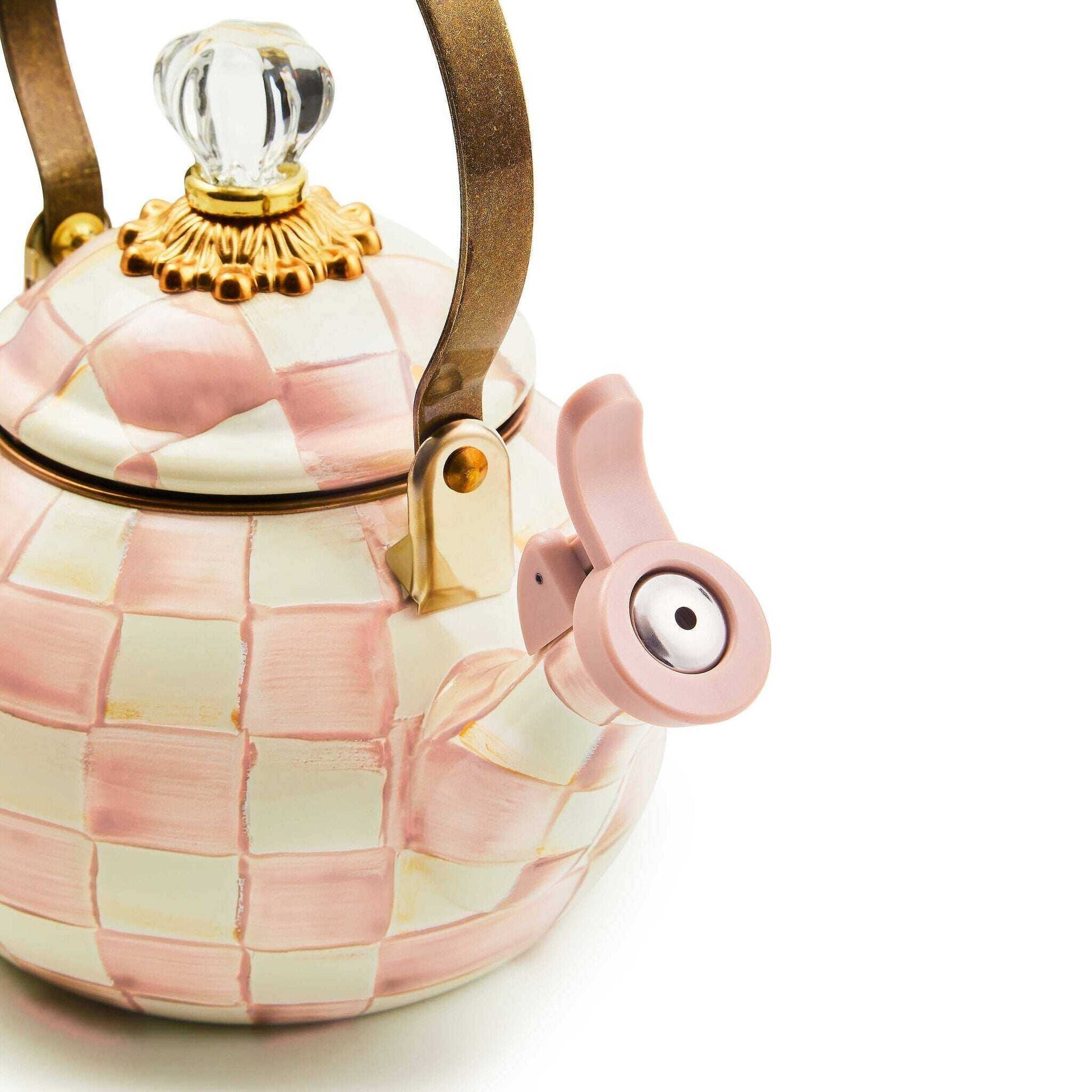 Rosy Check Whistling Tea Kettle by MacKenzie-Childs