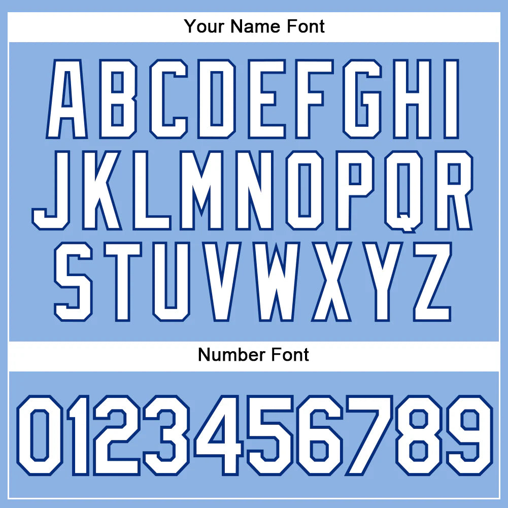 Vsdscscc | Custom Light Blue & White Pinstripe Baseball Jersey – Personalized Royal Team Jersey