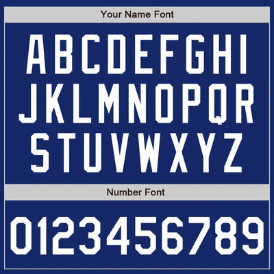 Vsdscscc | Custom Royal & White Baseball Jersey – Personalized Team Baseball Jersey