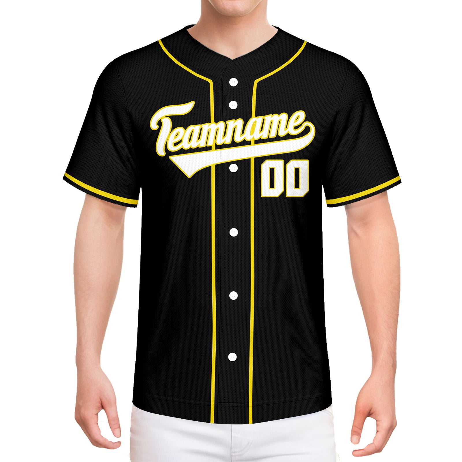 Vsdscscc | Custom Black, White & Old Gold Baseball Jersey – Personalized Team Jersey