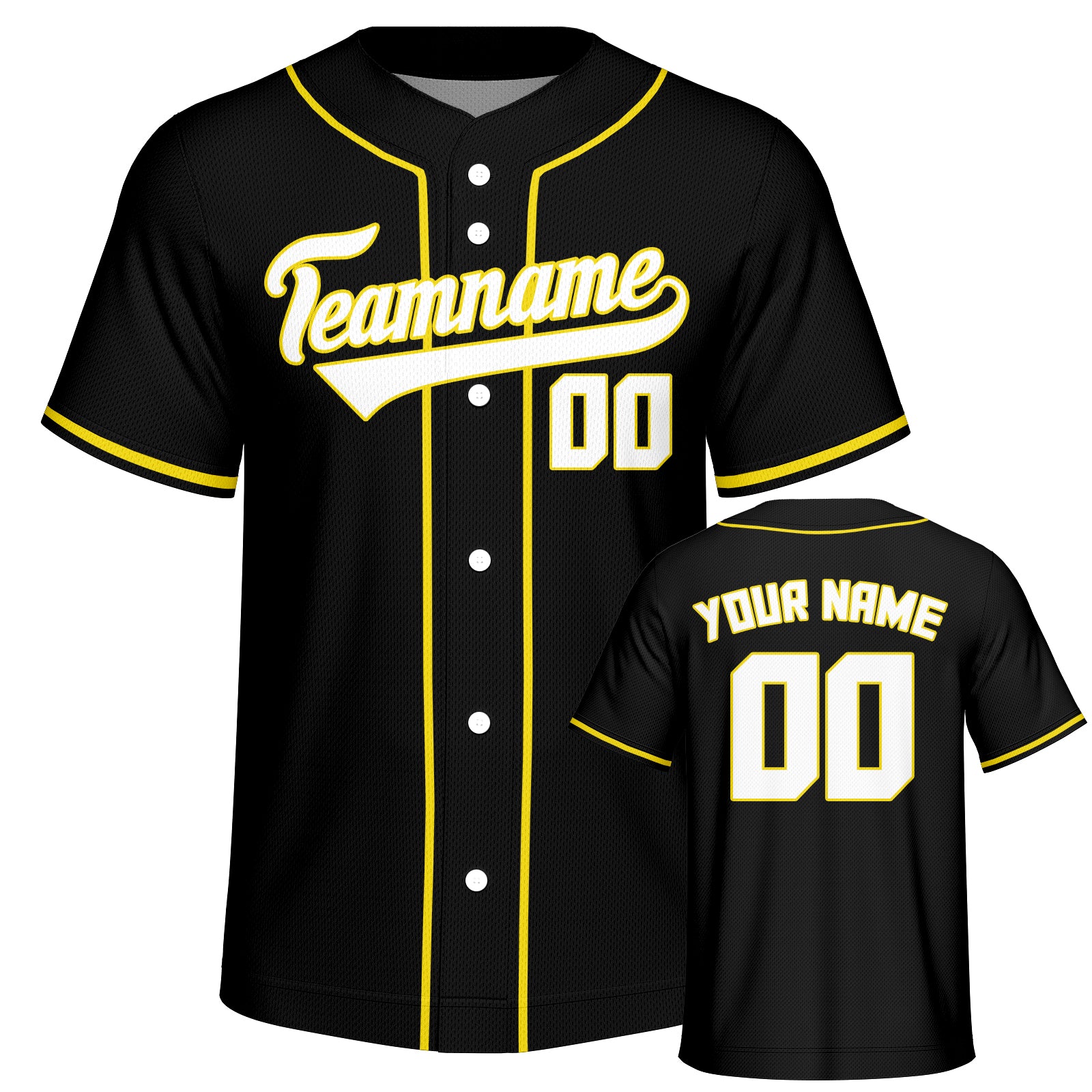 Vsdscscc | Custom Black, White & Old Gold Baseball Jersey – Personalized Team Jersey