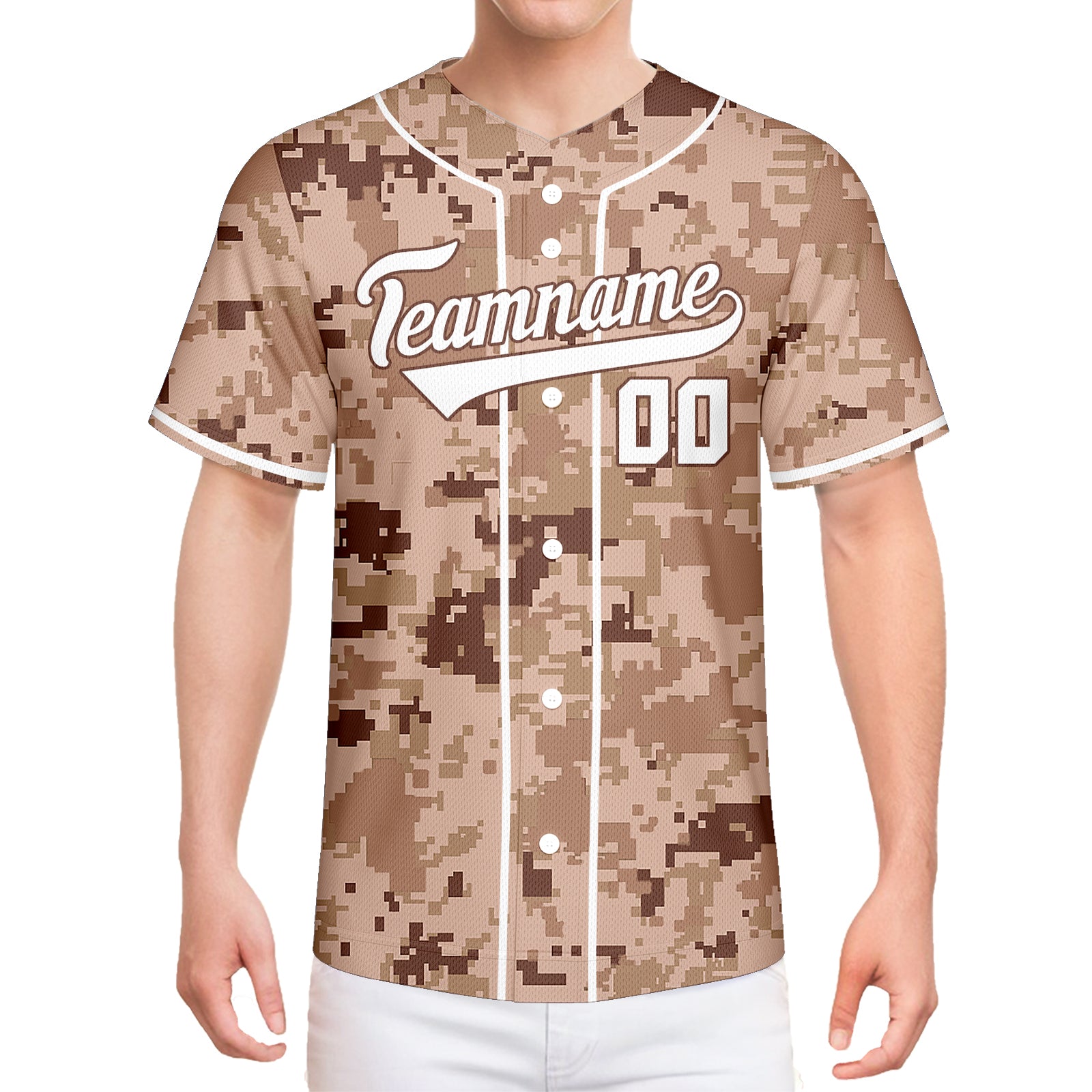 Vsdscscc | Custom White & Black Camo Baseball Jersey – Personalized Salute To Service Team Jersey