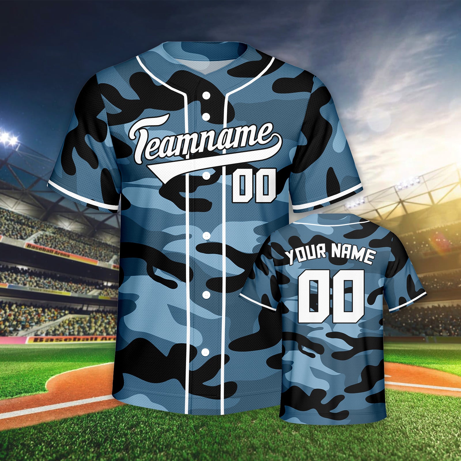 Vsdscscc | Custom Navy & White Baseball Jersey – Personalized Salute To Service Team Jersey