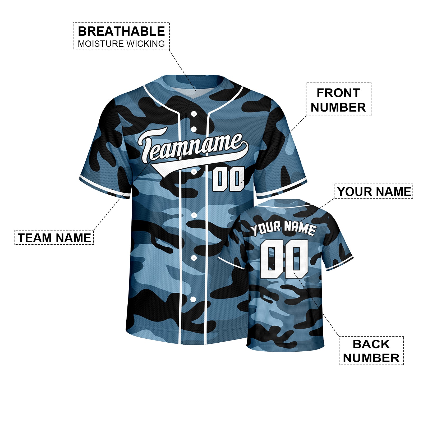 Vsdscscc | Custom Navy & White Baseball Jersey – Personalized Salute To Service Team Jersey